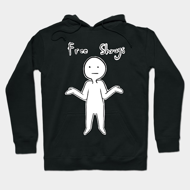 Free Shrugs Hoodie by AtomicTwinkie